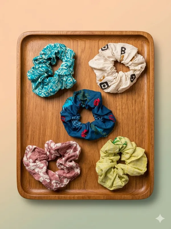 Multicolor_Printed_Fabric_Scrunchies_For_Women