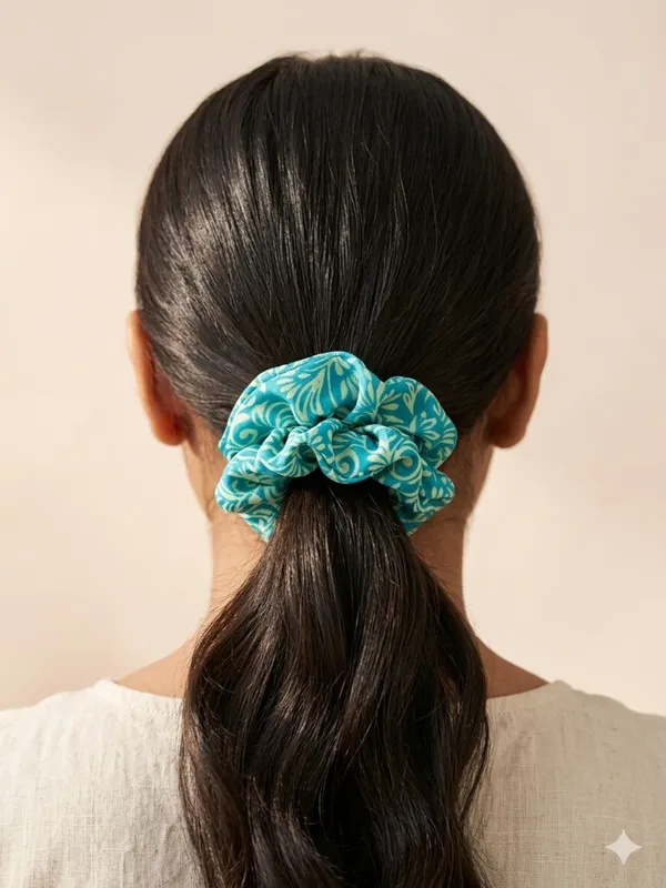 Multicolor_Printed_Fabric_Scrunchies_For_Women