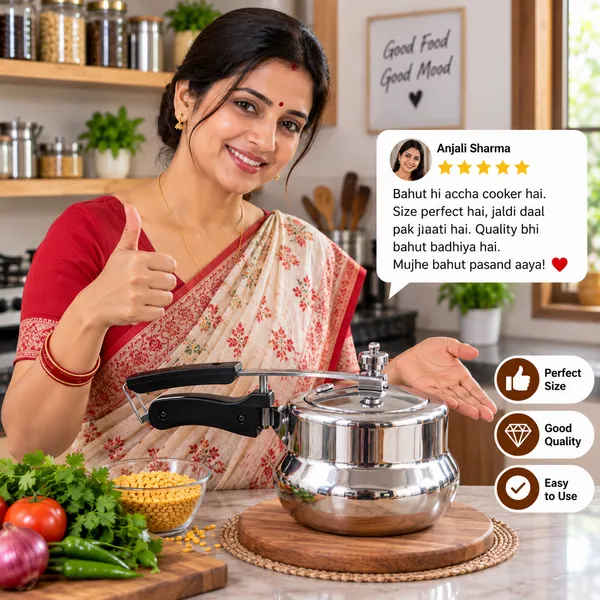 Silver_Aluminium_Handi_Pressure_Cooker_With_Lid_size_2_Ltr
