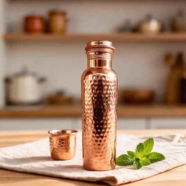 Rose_Copper_Rose_Copper_Copper_HammeAyurvedic_Water_Bottle
