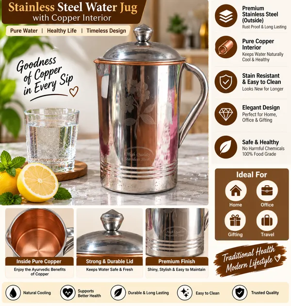Silver_Steel_Copper_Water_Jug_With_Lid_2_ltr_inner_side_copper_out_side_steel_