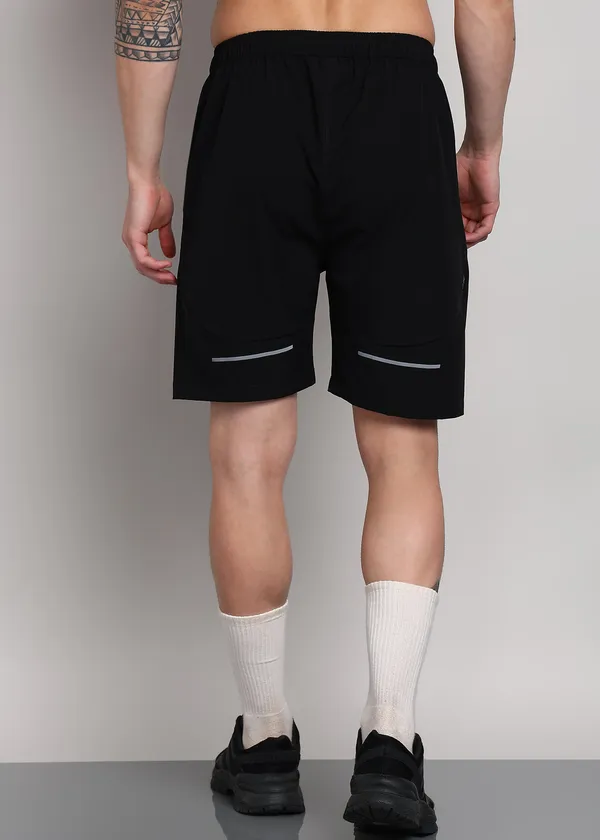 Men's_Nylon_Crush_Sports_Shorts_Lightweight_Gym_Running_Casual_Activewear_Shorts_Black