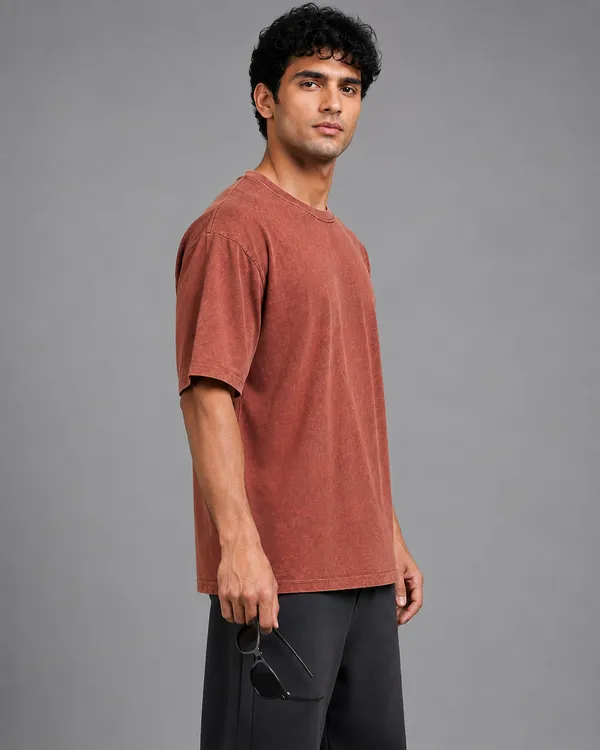 VERO_LIE_Men's_Oversized_Acid_Wash_T-Shirt_|_Drop_Shoulder_|_Heavy_GSM_|_Streetwear_|_Lifting_Club_Graphic_Back_Print_|_Casual_Wear