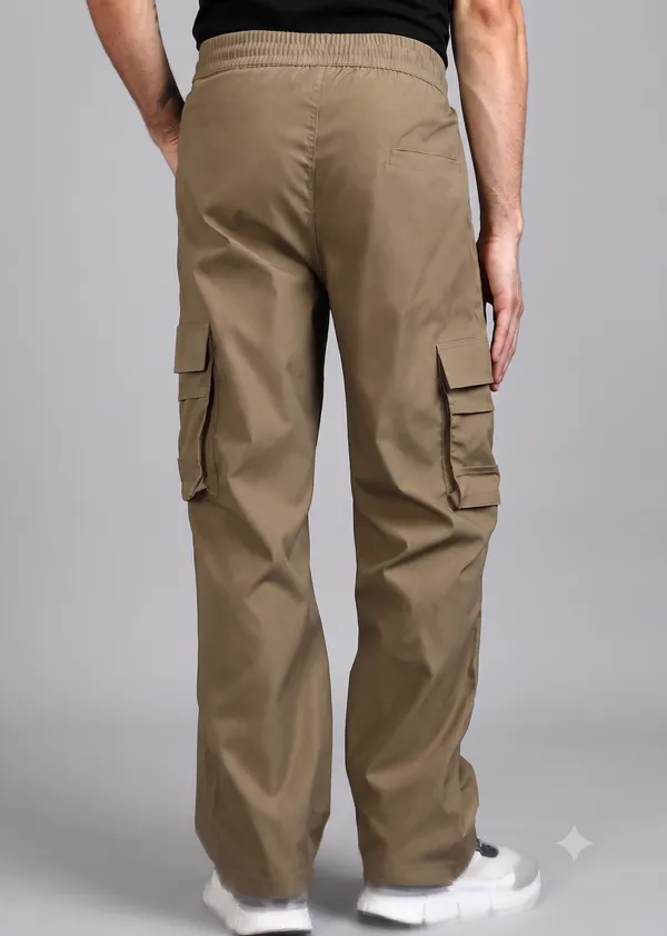 VERO_LIE_Camel_Cargo_Trackpant_|_Premium_Utility_Fit_for_Everyday_Performance
