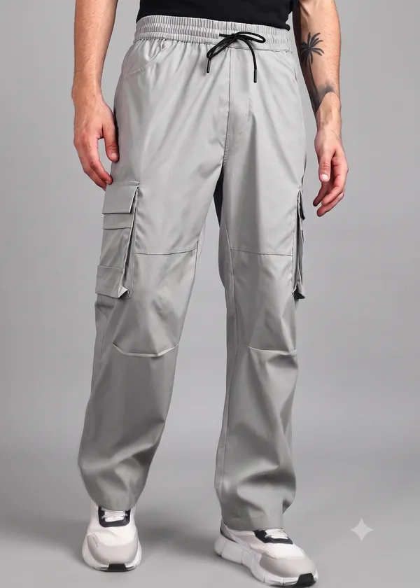 VERO_LIE_Light_Grey_Cargo_Trackpant_|_Premium_Utility_Fit_for_Everyday_Performance
