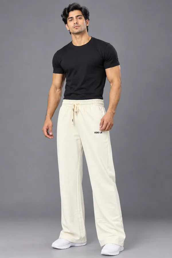 VERO_LIE_Men's_Cream_Baggy_Fit_Trackpants_|_300_GSM_Cotton_Blend_|_Gen-Z_Streetwear