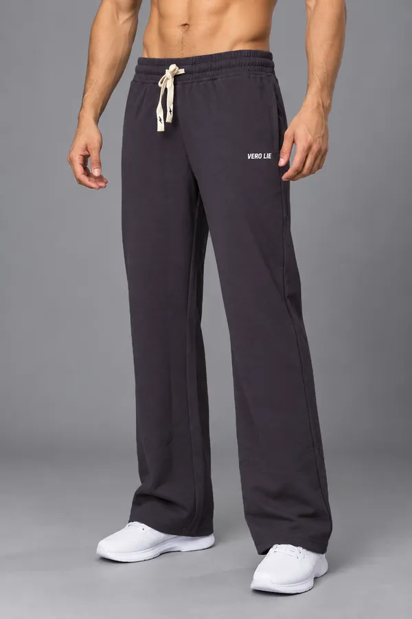 VERO_LIE_Men's_Dark_Grey_Baggy_Fit_Trackpants_|_300_GSM_Cotton_Blend_|_Gen-Z_Streetwear