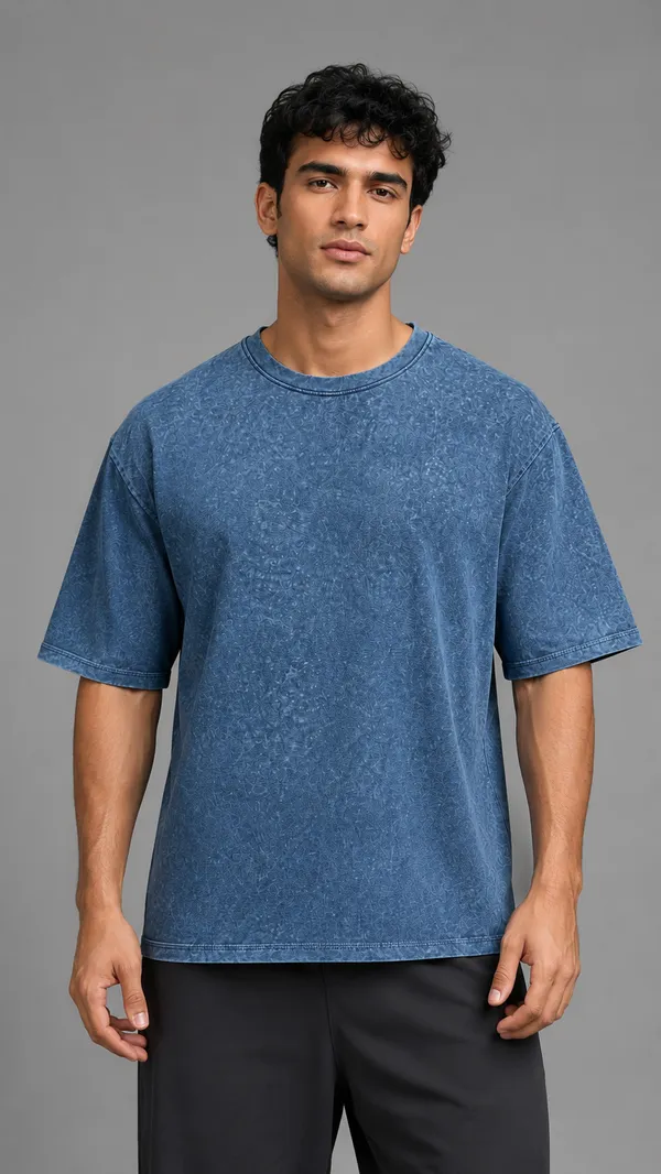 VERO_LIE_Men's_Oversized_Acid_Wash_T-Shirt_|_Drop_Shoulder_|_Heavy_GSM_|_Streetwear_|_Lifting_Club_Graphic_Back_Print_|_Casual_Wear