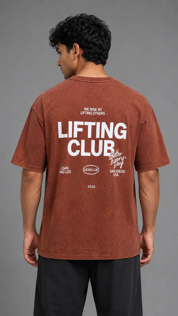 VERO_LIE_Men's_Oversized_Acid_Wash_T-Shirt_|_Drop_Shoulder_|_Heavy_GSM_|_Streetwear_|_Lifting_Club_Graphic_Back_Print_|_Casual_Wear
