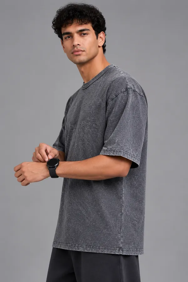 VERO_LIE_Men's_Oversized_Acid_Wash_T-Shirt_|_Drop_Shoulder_|_Heavy_GSM_|_Streetwear_|_Lifting_Club_Graphic_Back_Print_|_Casual_Wear