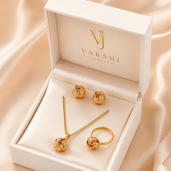 Golden_Gold_Plated_Necklace_Set_For_Women