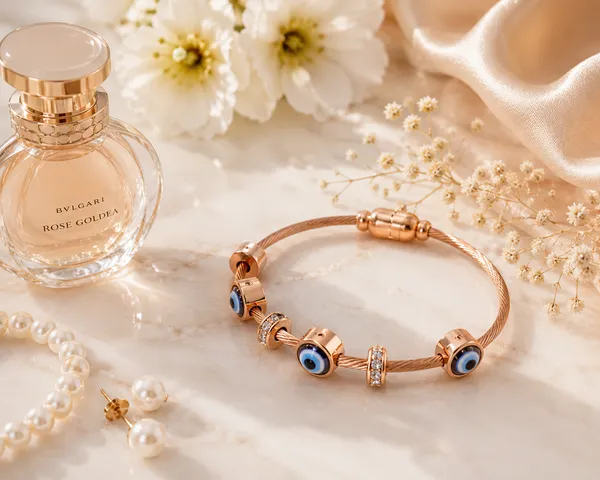 Blue_&_Golden_Stainless_Steel_Bracelet_For_Women