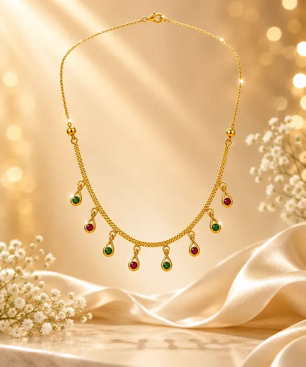 Emerald_&_Ruby_Teardrop_Necklace