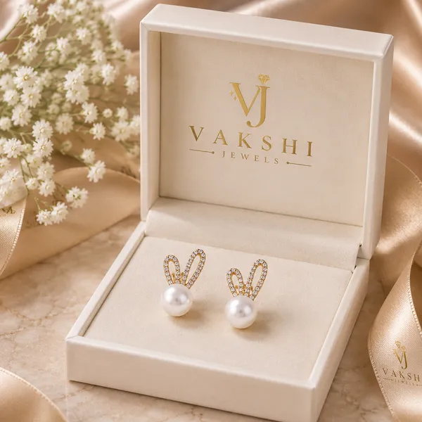 White_&_Golden_Stainless_Steel_Earring_For_Women