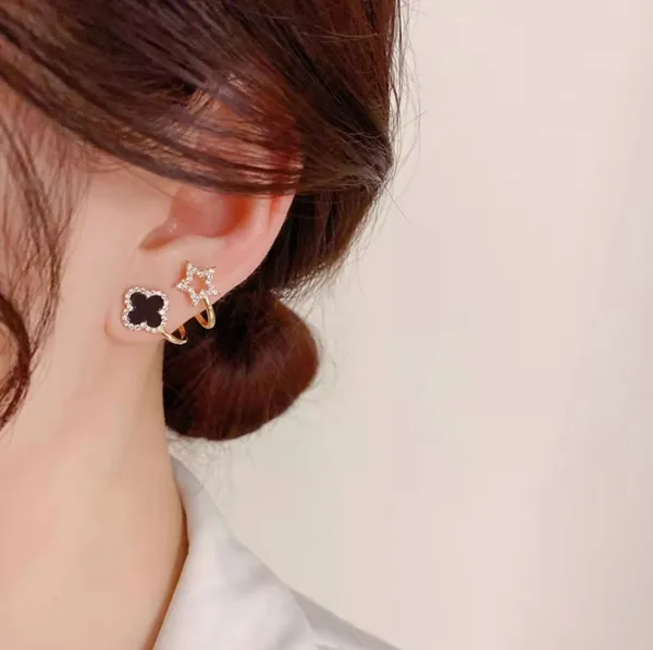 Black_&_White_Stainless_Steel_Earring_&_Black_Golden_Stainless_Steel_Earring_For_Women_(Combo_of_2)