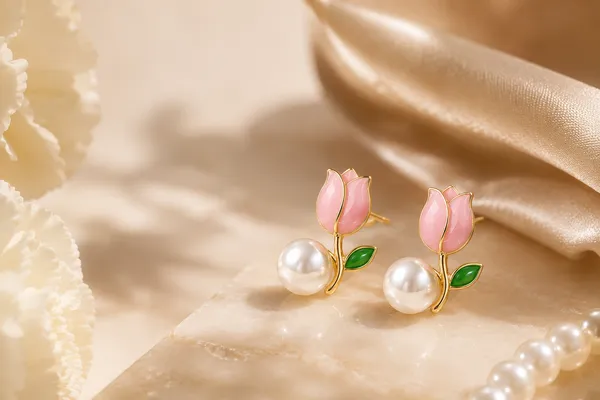 White_Stainless_Steel_Earring_For_Women