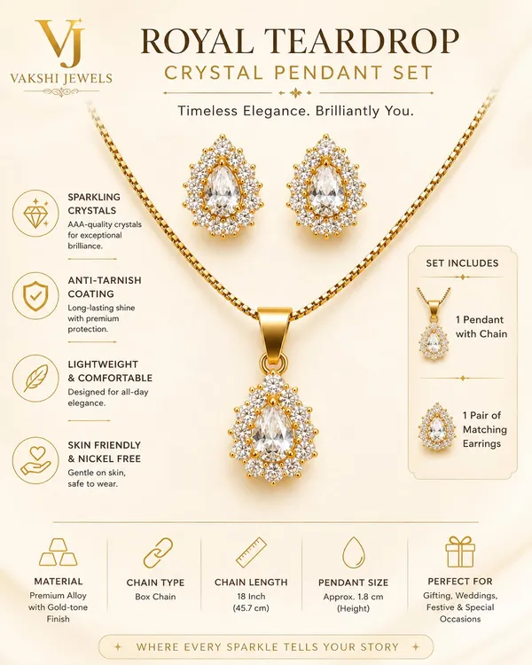 Teardrop_Crystal_Pendant_Set