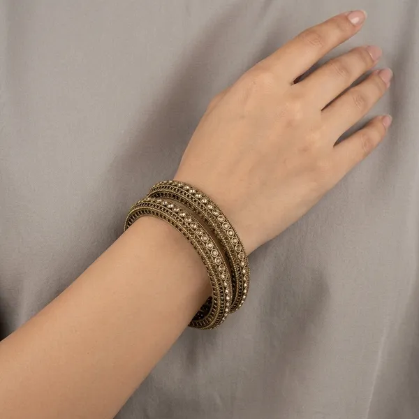 Champagne_Copper_Brass_Mehendi_Polish_Bangles_For_Women