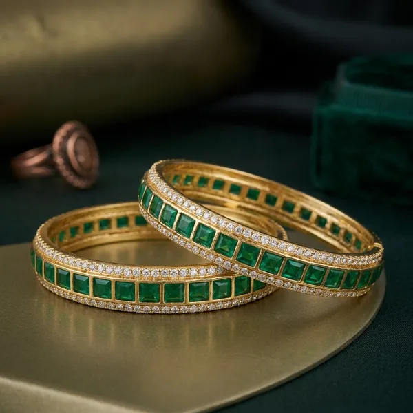 Green_Copper_Brass_Bangles_For_Women