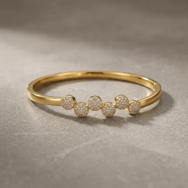 Gold_Stainless_Steel_American_Diamond_Bracelet_For_Women