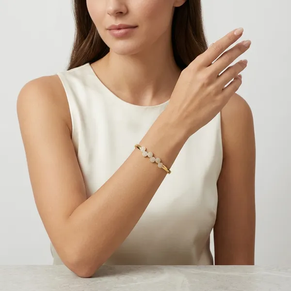 Gold_Stainless_Steel_American_Diamond_Bracelet_For_Women