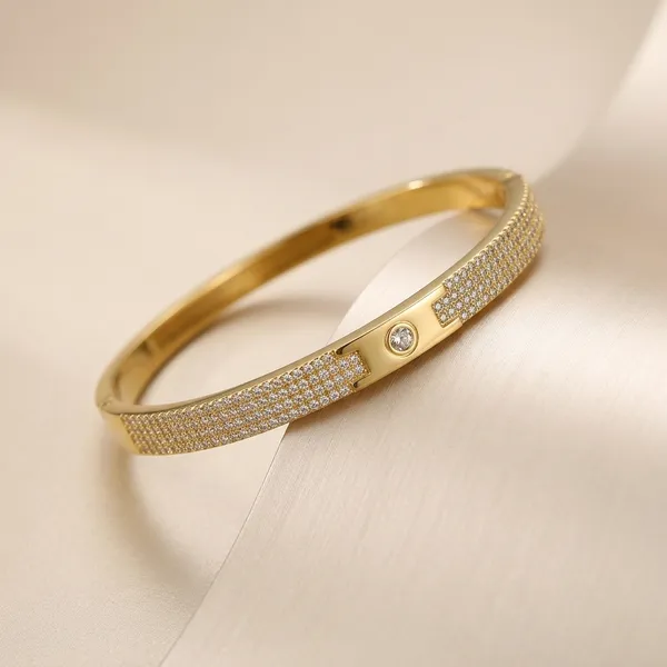 Gold_Stainless_Steel_American_Diamond_Bracelet_For_Women