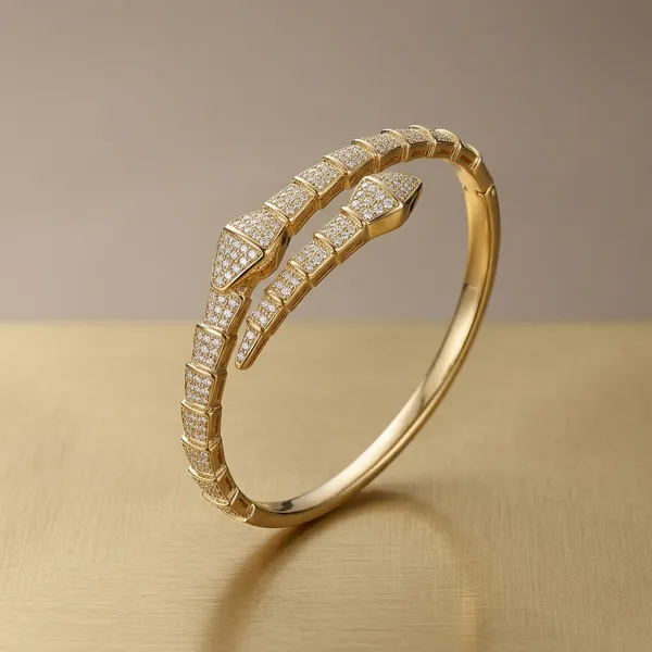 Gold_Stainless_Steel_American_Diamond_Bracelet_For_Women