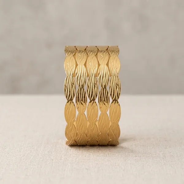 Gold_Stainless_Steel_Bracelet_For_Women