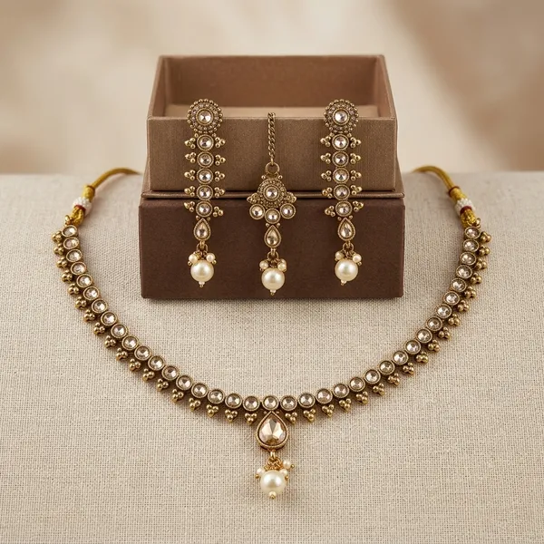 Mehendi_Copper_Brass_Necklace_Set_For_Women