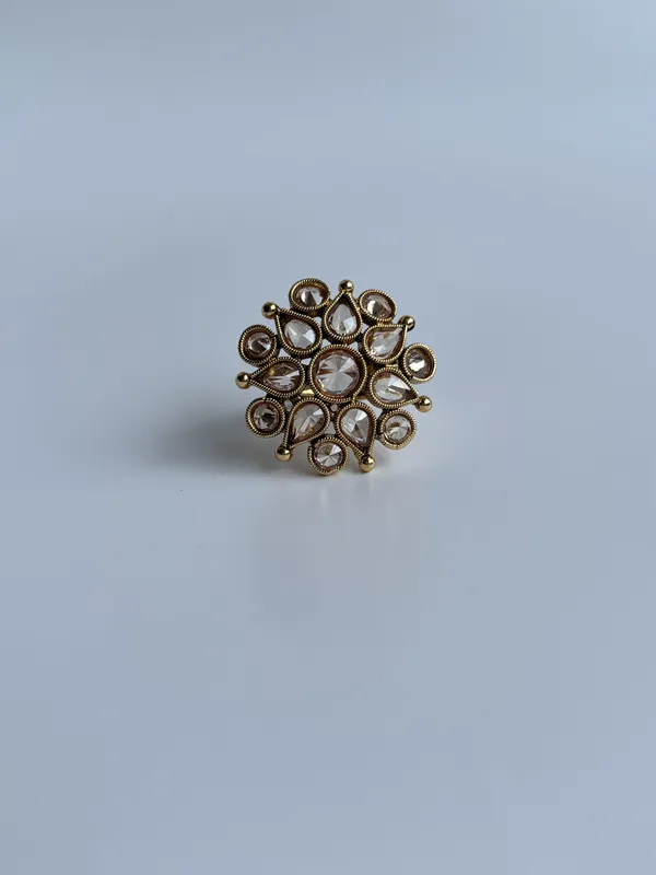 Golden_Copper_Brass_Ring_For_Women