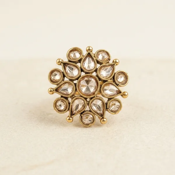Golden_Copper_Brass_Ring_For_Women