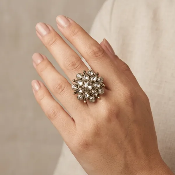 Olive_Green_Copper_Brass_Ring_For_Women