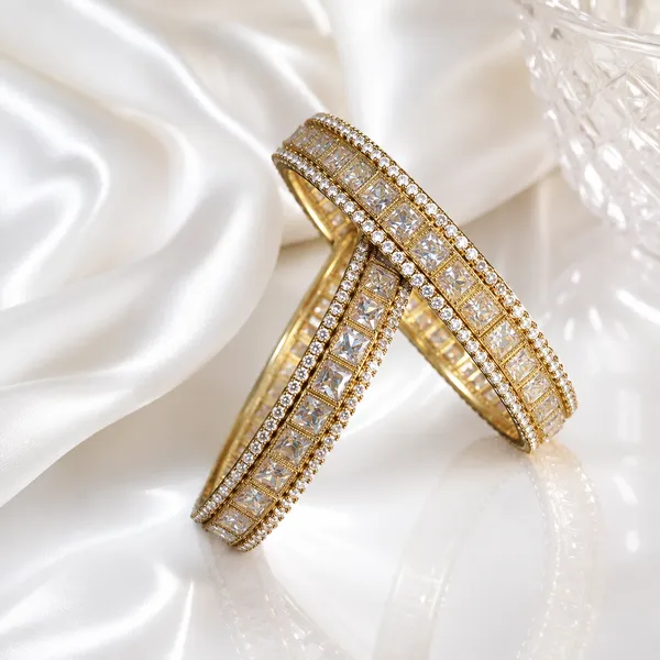 White_Copper_Brass_Mehendi_Polish_Bangles_For_Women