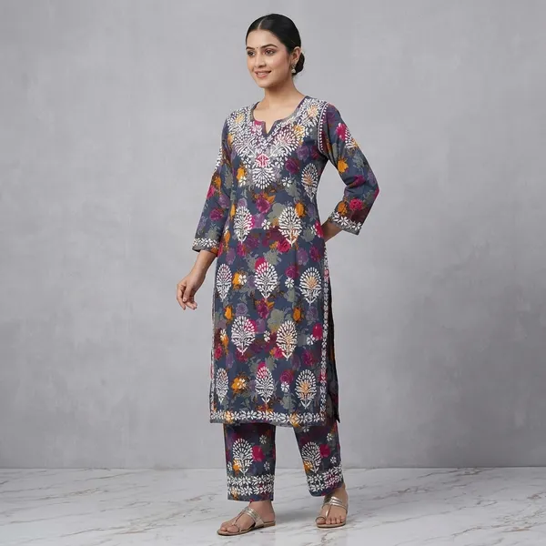 Bahaar_Mulmul_Cotton_Floral_Print_Kurti_Palazzo_Set_For_Women