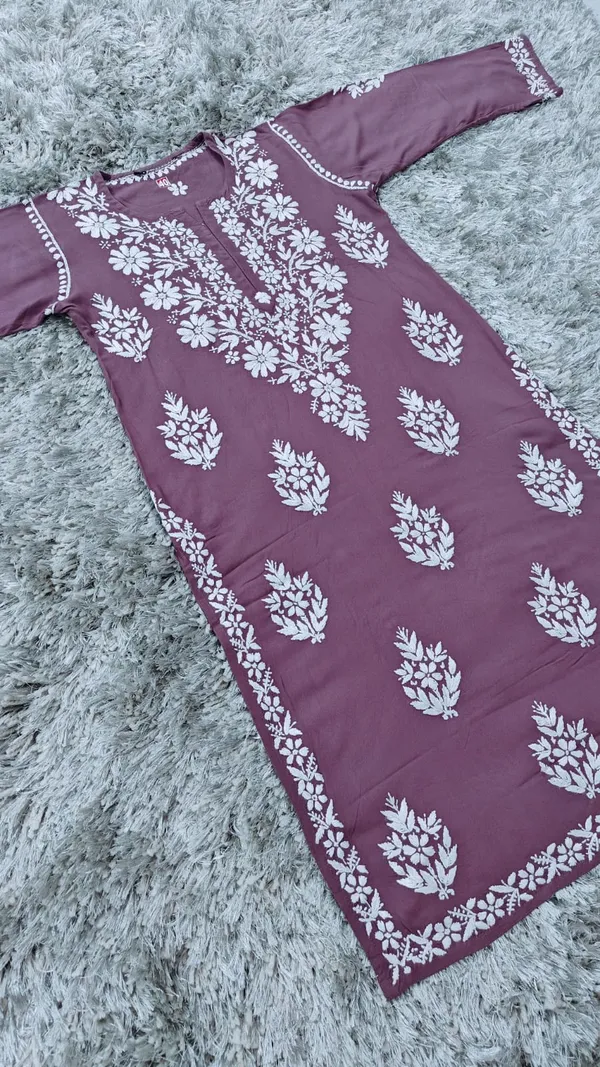 Noor-E-Ada_Hand_Work_Fine_Chikankari_Straight_Kurti_For_Women