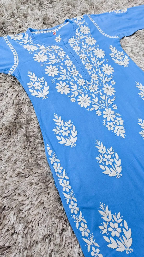 Kiara_Hand_Work_Fine_Chikankari__Straight_Kurti_For_Women