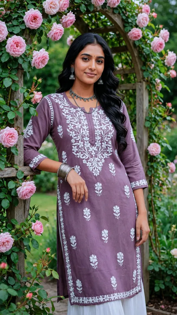 Neel_Pari_Hand_Work_Fine_Chikankari_Straight_Kurti_For_Women