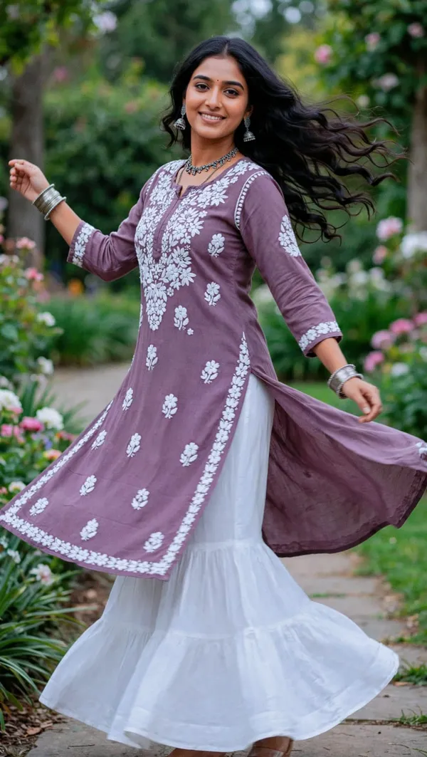 Neel_Pari_Hand_Work_Fine_Chikankari_Straight_Kurti_For_Women