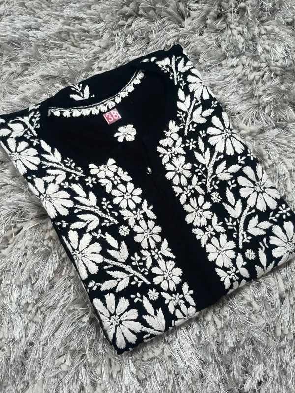 Anaya_Hand_Work_Fine_Chikankari_Straight_Kurti_For_Women