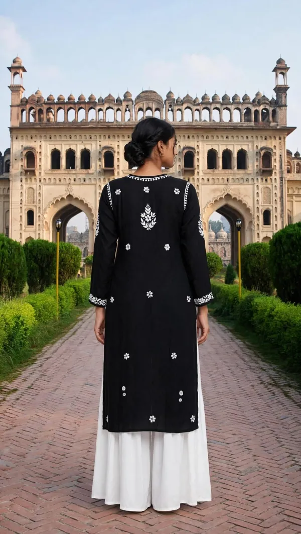 Anaya_Hand_Work_Fine_Chikankari_Straight_Kurti_For_Women