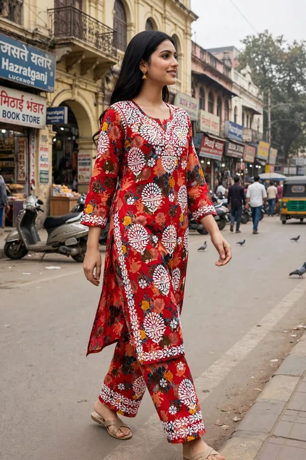 Mahi_Mulmul_Cotton_Floral_Print_Kurti_Palazzo_Set_For_Women