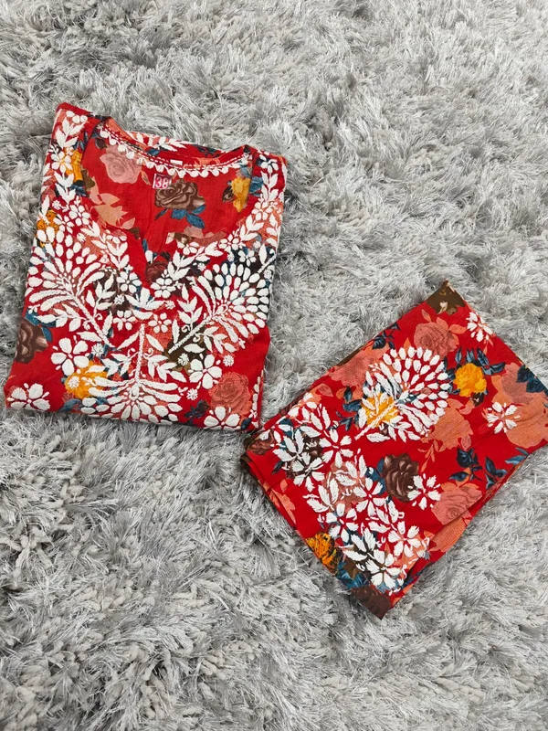 Mahi_Mulmul_Cotton_Floral_Print_Kurti_Palazzo_Set_For_Women