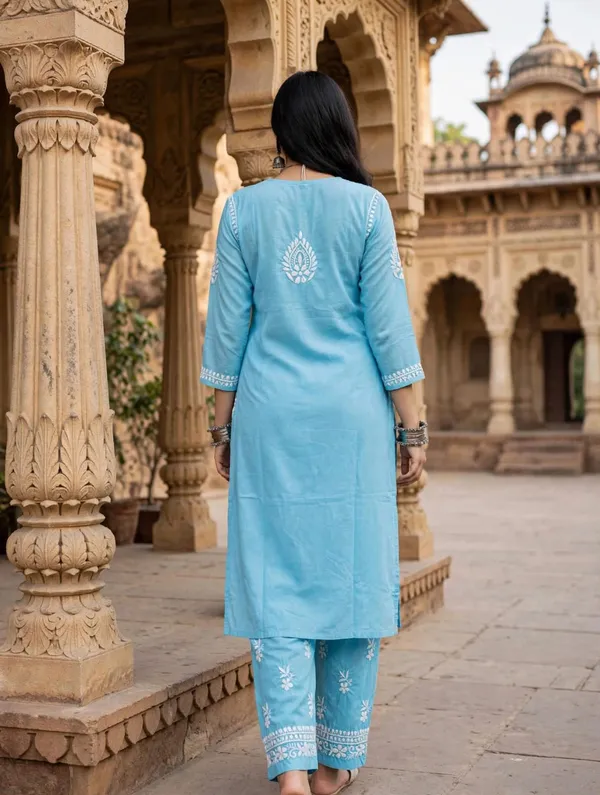 Rang-e-Noor_Hand_Work_Fine_Chikankari_Pant_Set_For_Women