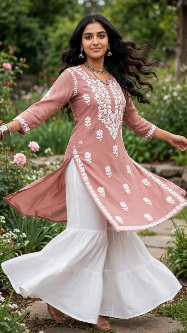 Saanvi_Hand_Work_Fine_Chikankari_Straight_Kurti_For_Women