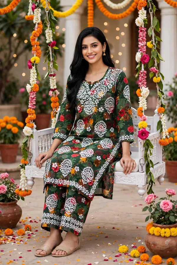 Haseen_Mulmul_Cotton_Floral_Print_Embroidered_Kurti_Palazzo_Set_For_Women