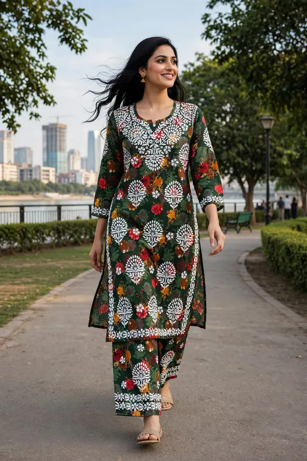 Haseen_Mulmul_Cotton_Floral_Print_Embroidered_Kurti_Palazzo_Set_For_Women
