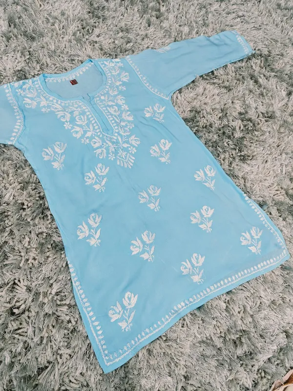 Tara_Hand_Work_Fine_Chikankari_Straight_Short_Top_For_Women