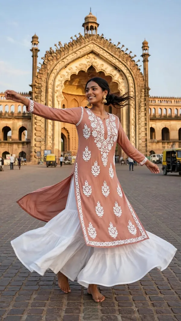 Sitara_Hand_Work_Fine_Chikankari_Straight_Kurti_For_Women