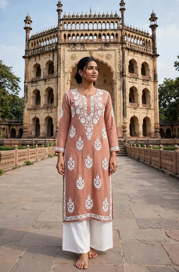Sitara_Hand_Work_Fine_Chikankari_Straight_Kurti_For_Women