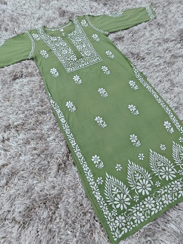Navya_Hand_Work_Fine_Chikankari_Straight_Kurti_For_Women